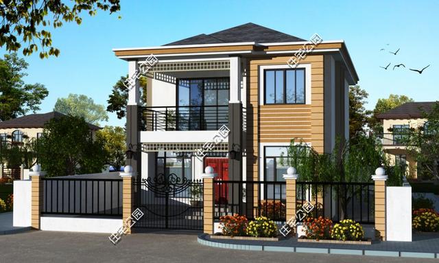 三套二層農村住宅設計圖，二層自建房戶型圖