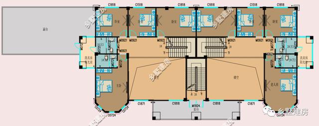 兩棟雙拼小洋樓方案圖，一個田園，一個歐式，你喜歡哪個？