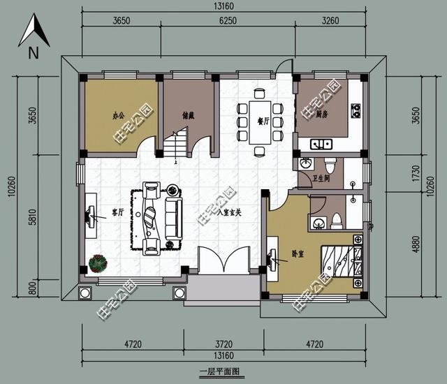 農村的堂屋客廳怎么設計才實用？這3套戶型不要錯過！