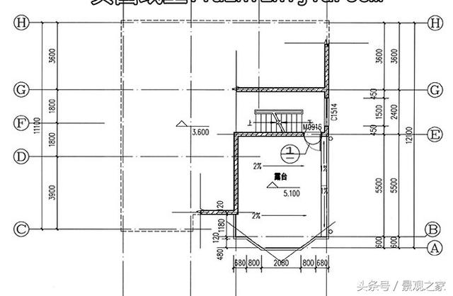 二層小別墅設(shè)計(jì)圖，樓中樓結(jié)構(gòu)，外觀(guān)漂亮，簡(jiǎn)單
