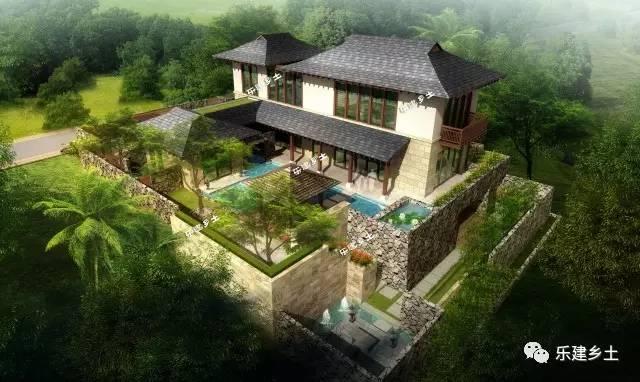 15x42米二層山地別墅設(shè)計，妙取亞洲建筑元素