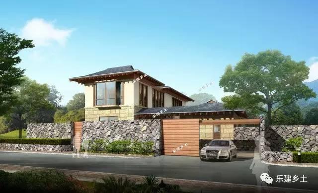 15x42米二層山地別墅設(shè)計，妙取亞洲建筑元素