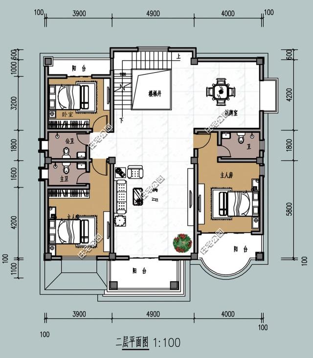 4套自建房戶型，多層多臥室，農(nóng)村兄弟姐妹多也不怕！