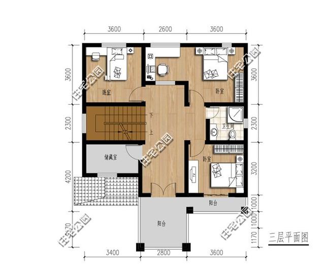 4套自建房戶型，多層多臥室，農(nóng)村兄弟姐妹多也不怕！