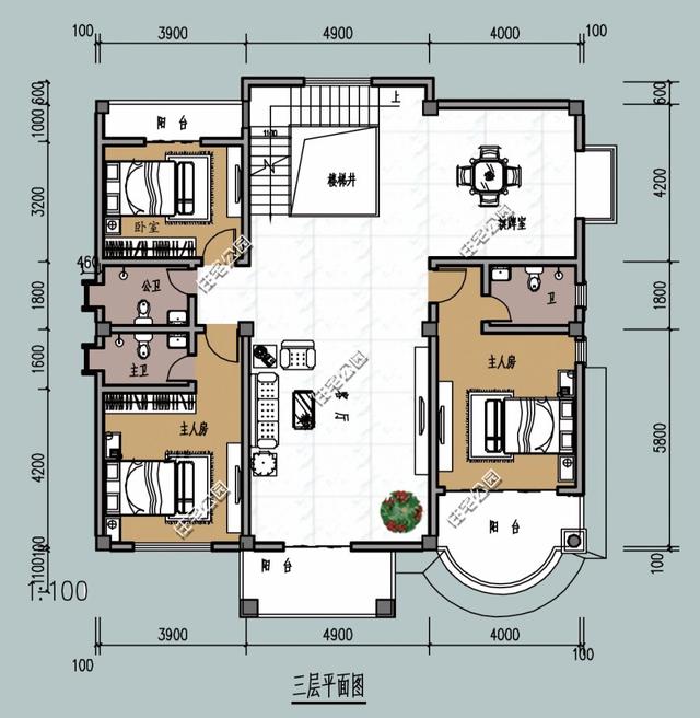 4套自建房戶型，多層多臥室，農(nóng)村兄弟姐妹多也不怕！