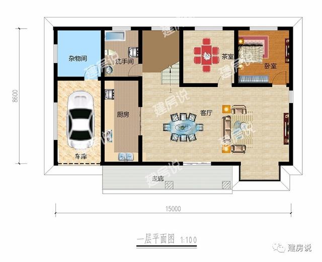 主體造價20萬的二層農村別墅，經濟實用中的經典戶型