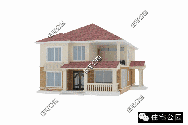 13X15米的實(shí)用農(nóng)村雙層別墅，帶柴火房，含圖紙預(yù)算