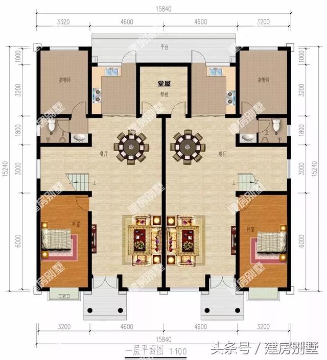 2款外觀氣派的3層雙拼樓房設計圖，選對好戶型不后悔