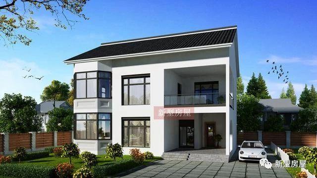 4款占地方方正正的時尚漂亮農村別墅戶型圖，中國人還是喜歡方正