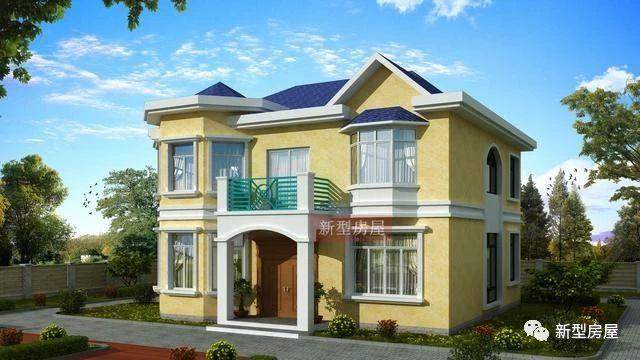 4款占地方方正正的時尚漂亮農村別墅戶型圖，中國人還是喜歡方正