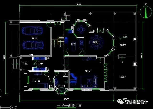 18x14米歐式兩層別墅豪宅圖，小編就喜歡這種風格