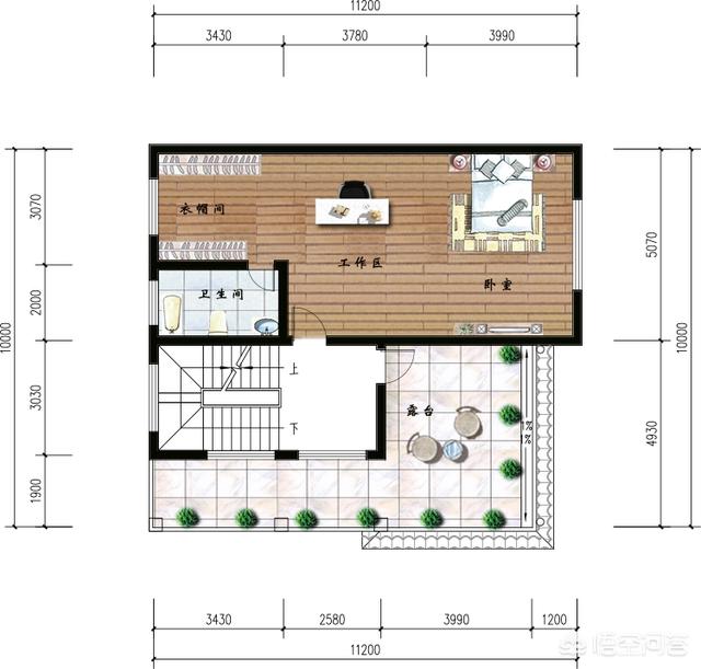 面寬和進(jìn)深都是9.5米的農(nóng)村自建房如何設(shè)計(jì)圖紙？