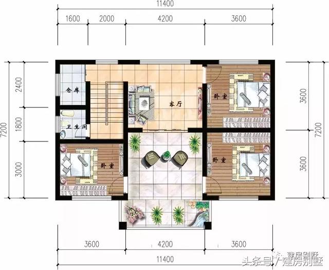 8套面寬11米左右的農村小樓圖，這種開間最受歡迎