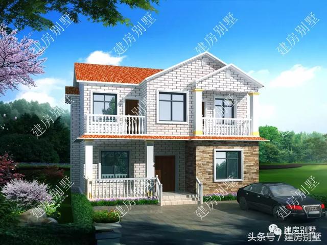 8套面寬11米左右的農村小樓圖，這種開間最受歡迎