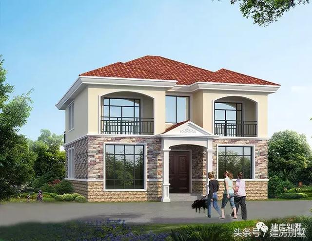 8套面寬11米左右的農村小樓圖，這種開間最受歡迎