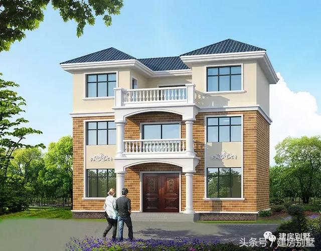 8套面寬11米左右的農村小樓圖，這種開間最受歡迎