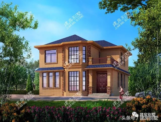 5套2026年經典的二層小樓房圖，每個地方都有建的