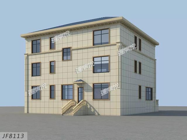 幾十款氣派美觀的別墅外觀效果圖設計，隨便建一棟都不白活