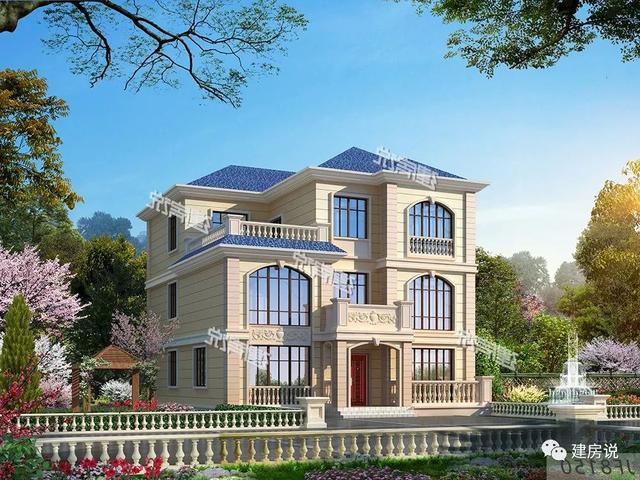 幾十款氣派美觀的別墅外觀效果圖設計，隨便建一棟都不白活
