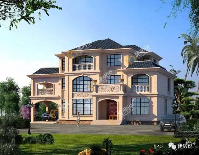 幾十款氣派美觀的別墅外觀效果圖設計，隨便建一棟都不白活