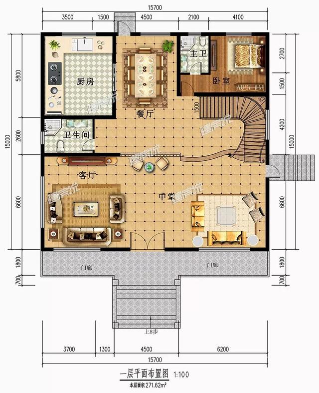 幾十款氣派美觀的別墅外觀效果圖設計，隨便建一棟都不白活
