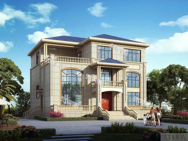 幾十款氣派美觀的別墅外觀效果圖設計，隨便建一棟都不白活