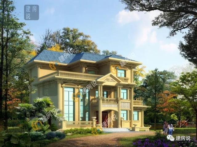 幾十款氣派美觀的別墅外觀效果圖設計，隨便建一棟都不白活