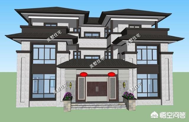 農村宅基地寬18米長28米如何設計別墅方案好？
