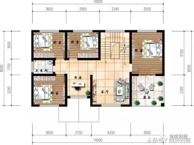 14×8米三層農村別墅，朋友圈里都說這是實用戶型