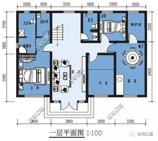農村建房，還是首選半坡半平兩層半，這10套最好看