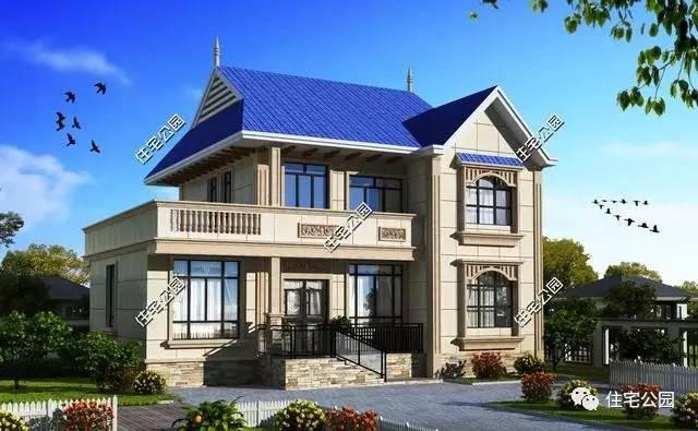 農村建房，還是首選半坡半平兩層半，這10套最好看