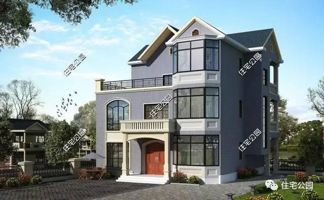 農村建房，還是首選半坡半平兩層半，這10套最好看