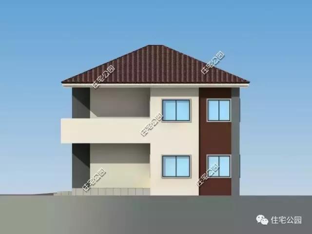 16X12米農村別墅，造型簡潔，室內劃分清晰，私密獨立！