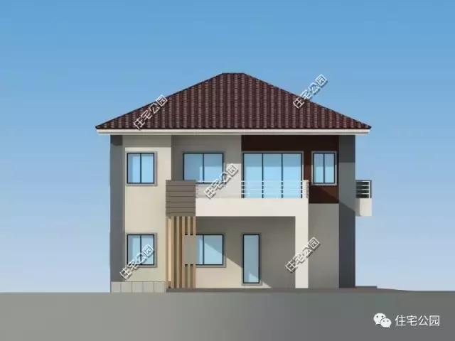 16X12米農村別墅，造型簡潔，室內劃分清晰，私密獨立！