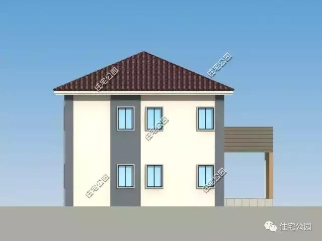 16X12米農村別墅，造型簡潔，室內劃分清晰，私密獨立！