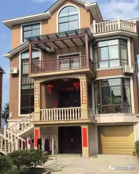 實拍農村已經建好的別墅戶型，完爆網上的效果圖