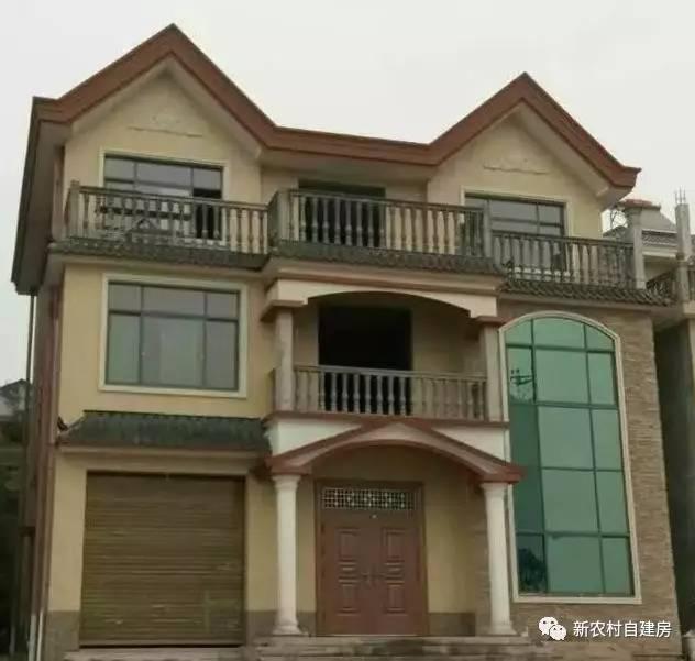 實拍農村已經建好的別墅戶型，完爆網上的效果圖