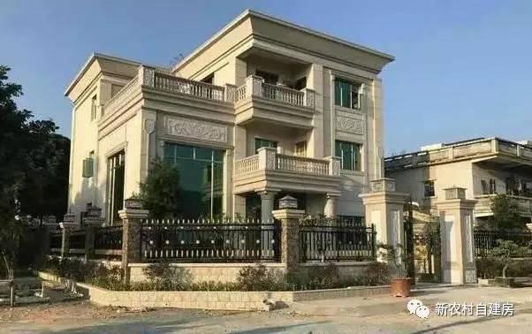 實拍農村已經建好的別墅戶型，完爆網上的效果圖