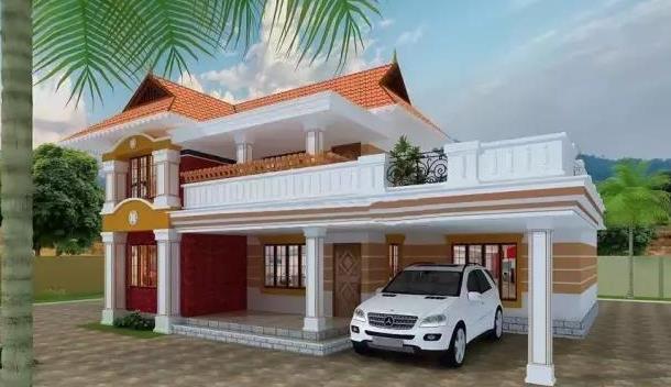 7套經濟實用二層小別墅，第5、6套美翻了