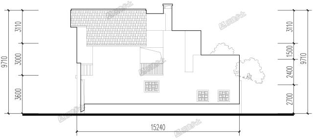 二層帶閣樓雙拼民居，來看看后院的禽舍怎么布置的吧！