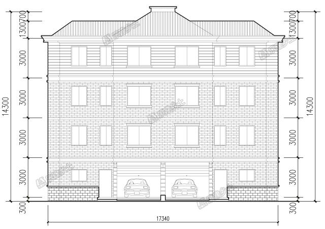 17x11米四層雙拼民宅，設計實用又劃算！