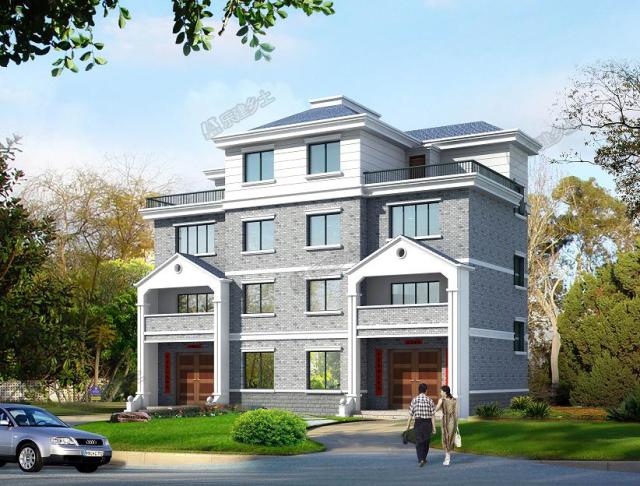 17x11米四層雙拼民宅，設計實用又劃算！