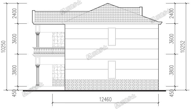 15x16米二層簡歐別墅設計，戶型經濟實用