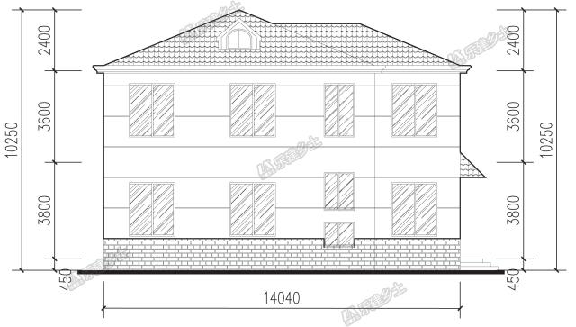 15x16米二層簡歐別墅設計，戶型經濟實用