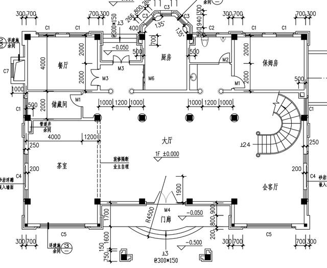 農(nóng)村自四層建豪宅別墅！含地下室加個(gè)觀光電梯更完美！全套圖紙！