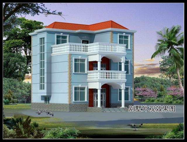 經(jīng)典三層農村別墅，90%的家庭喜歡，10%的家庭已經(jīng)建好了