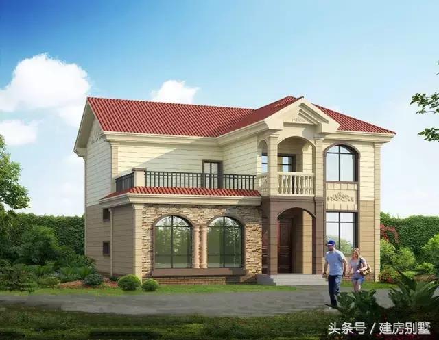 12.2×11.1米二層農村別墅，最受70后喜愛的別墅戶型