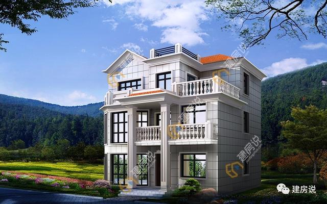 帶書房三層農村別墅，回鄉蓋一棟讓城里人也羨慕羨慕