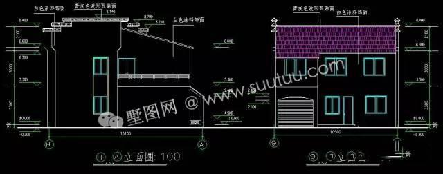 新農村二層徽派風格小別墅，建成絕對是一道亮點～