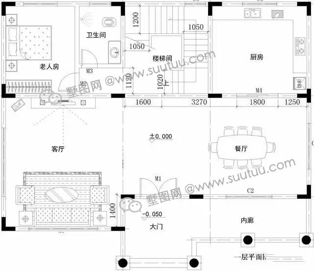 13X10農村大面積三層復式別墅，自建房就選它了！